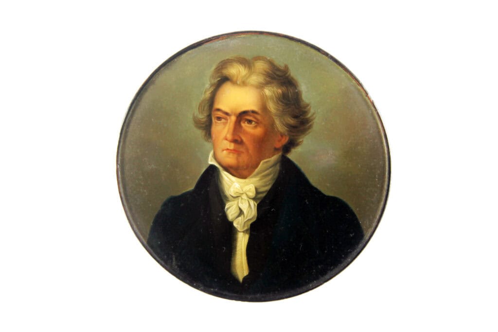 Schnupftabakdose, „Johann Wolfgang von Goethe“. Foto Richard Borek Stiftung