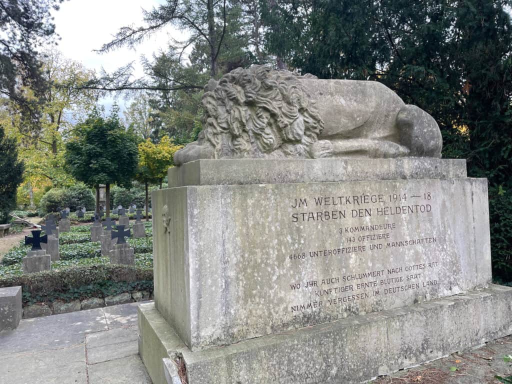 Denkmal für die Gefallenen Braunschweiger Soldaten. Foto: der Löwe