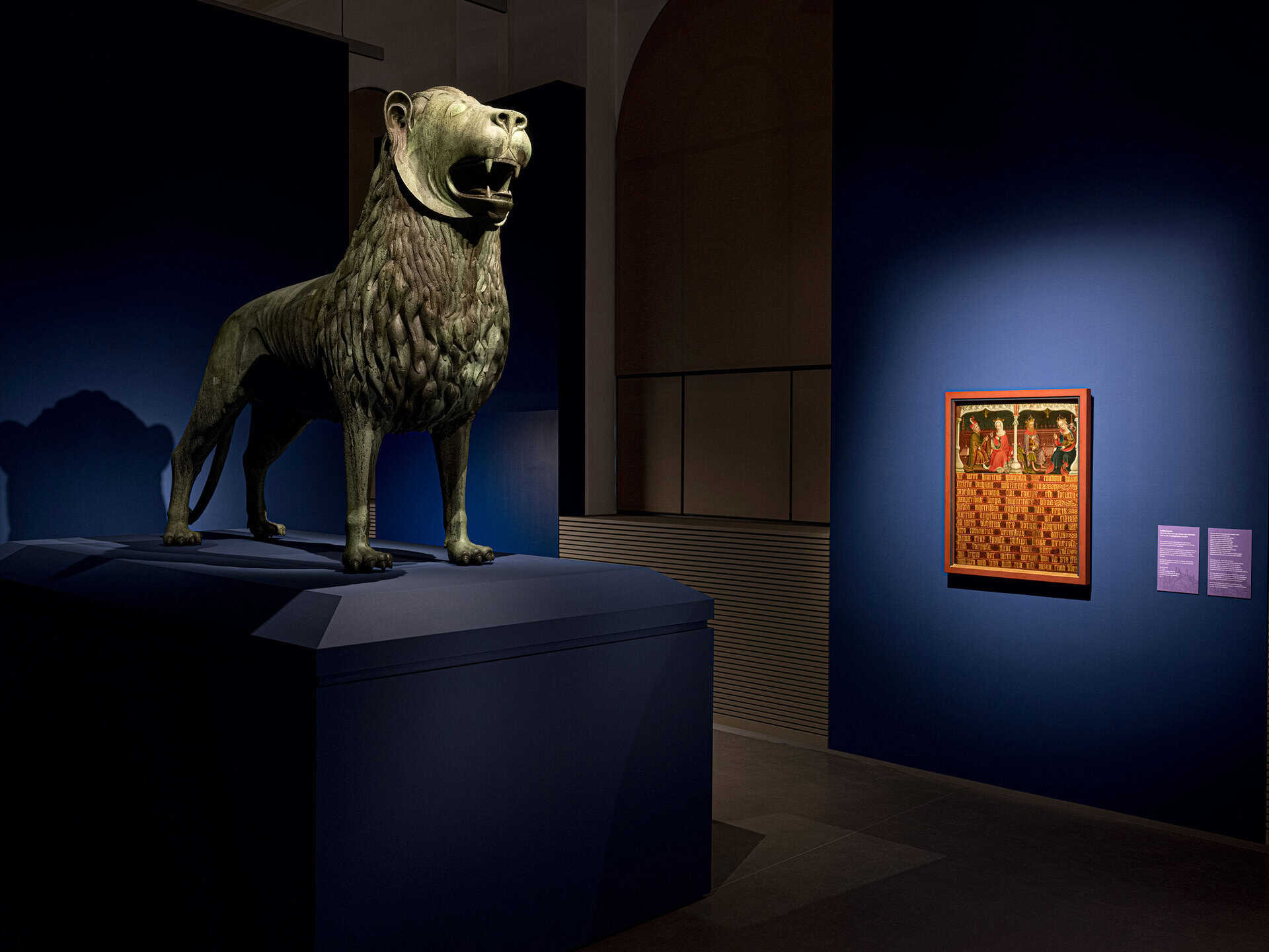 Spektakulär in Szene gesetzt: „der Burglöwe“. Foto: HAUM/Kathrin Ulrich