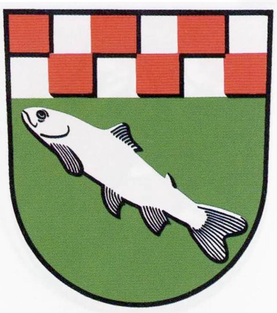 Das vorn Arnold Ranbbow entworfene Wappen für Dibbesdorf. Foto: Screenshot.