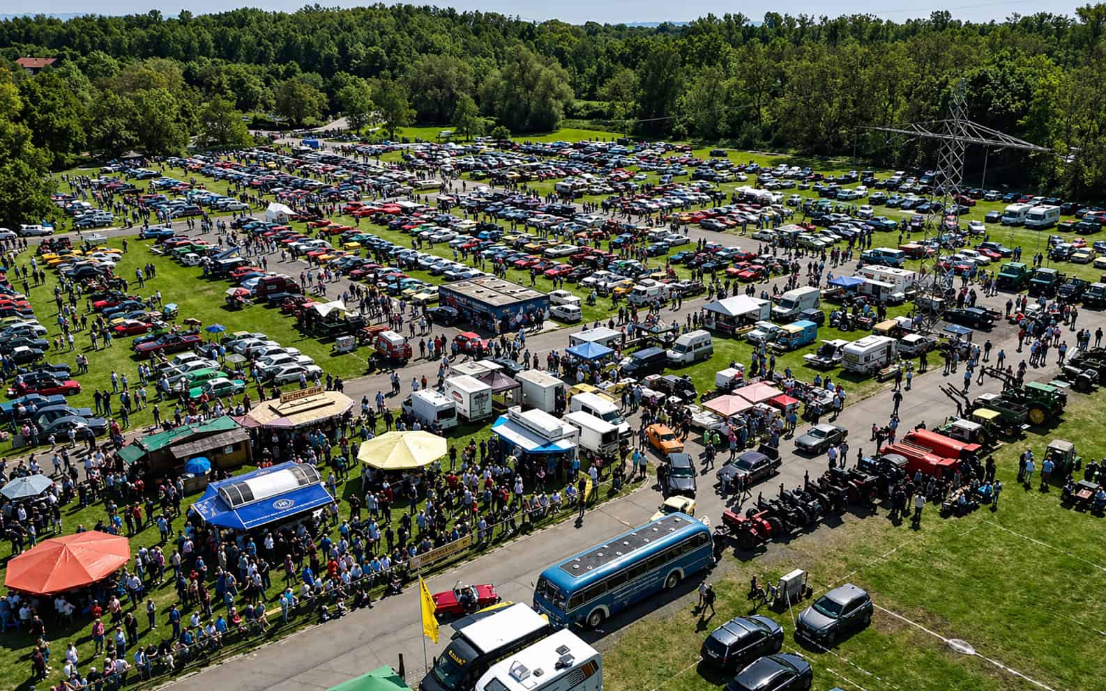 Blick auf Norddeutschlands größtes Oldtimertreffen. Foto: BATC