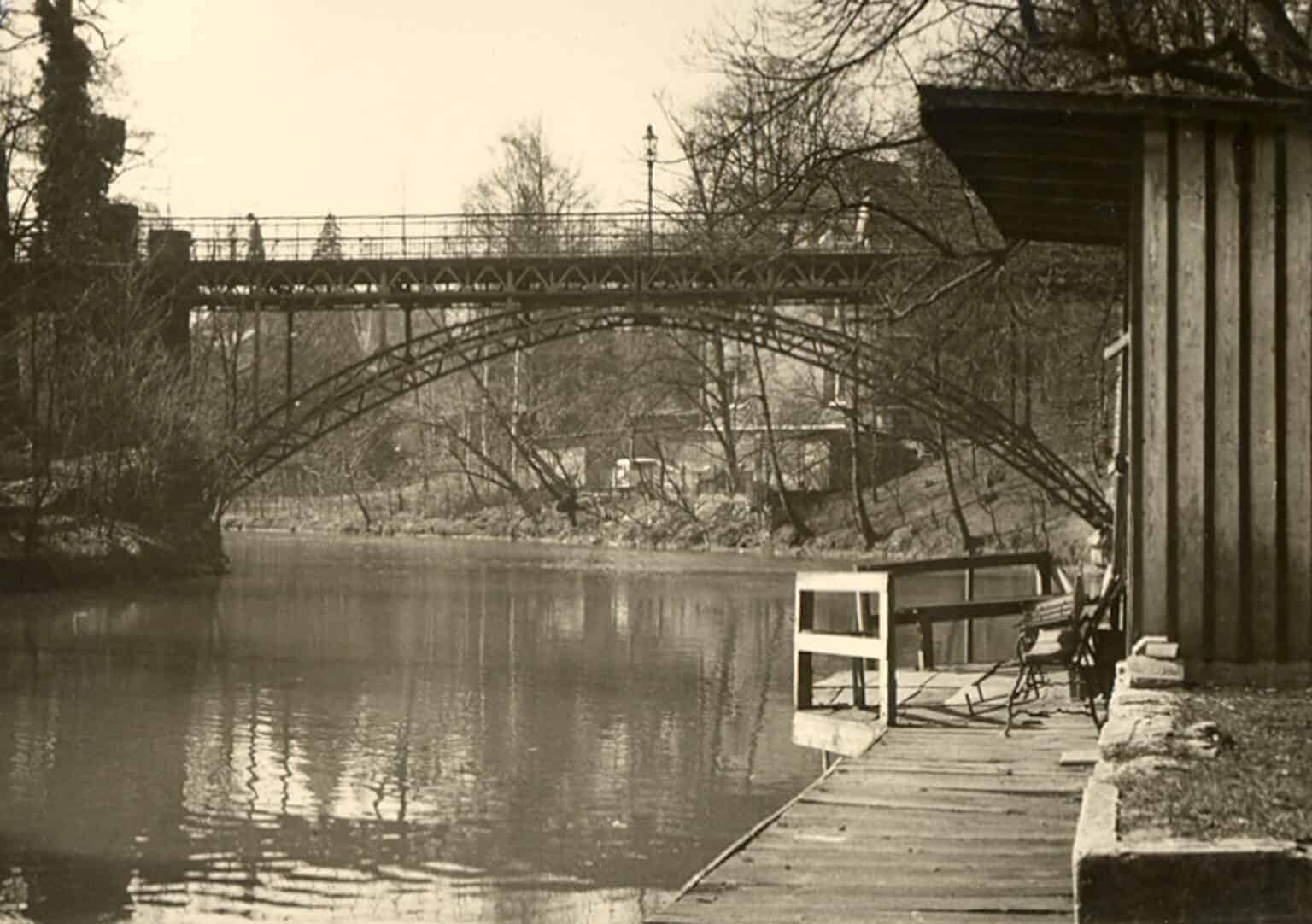 Die Okerbrücke Ottmerstraße in den 1950er Jahren. Foto: Braunschweigische Landschaft/Herbert Tietz