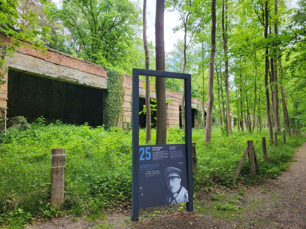 Führung zum Schießstand in der Buchhorst