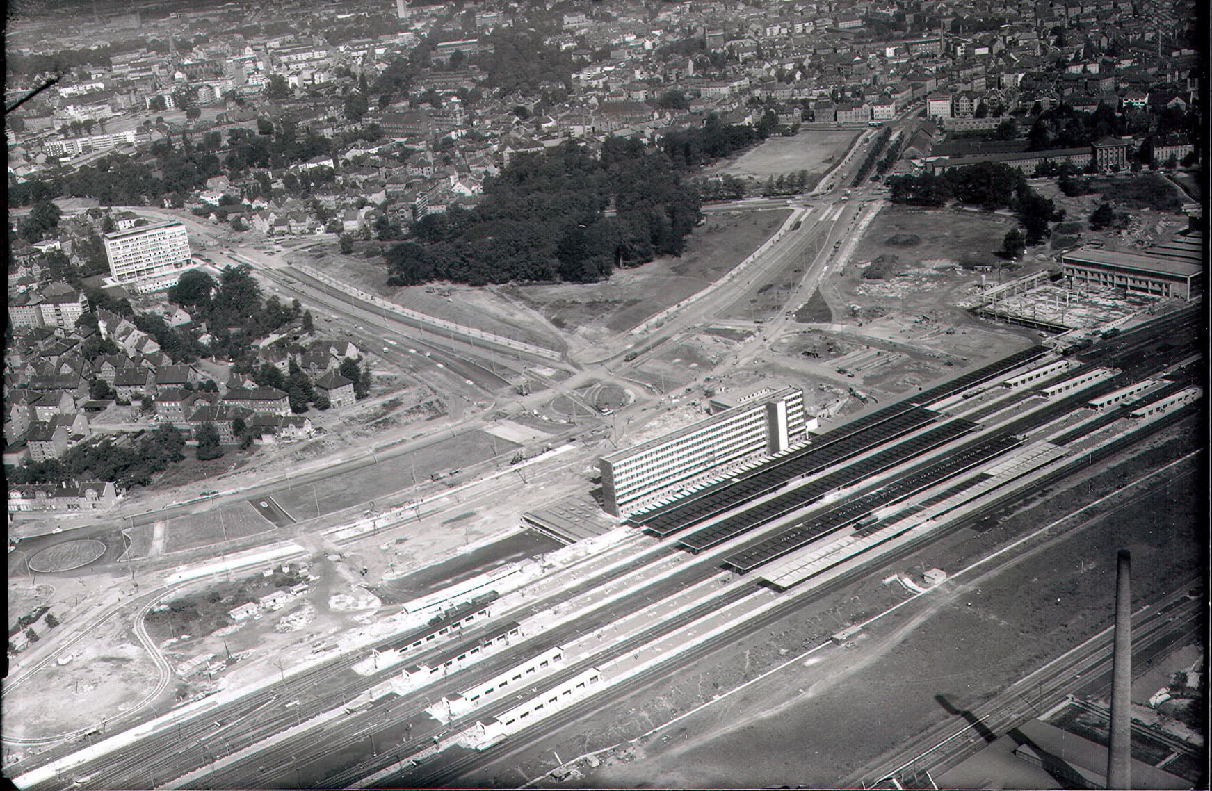 Autobahnkreuz Braunschweig-Süd im Umbau 2022. Foto: Stadt Braunschweig/Daniela Nielsen /Screenshot aus „Von Asse bis Zucker“