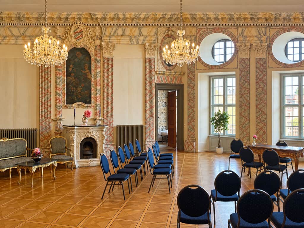 Der sanierte Graue Saal. Foto: der Löwe